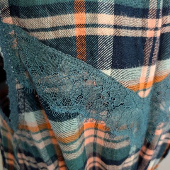 Free People Flannel PJ Jumper - Picture 8 of 8